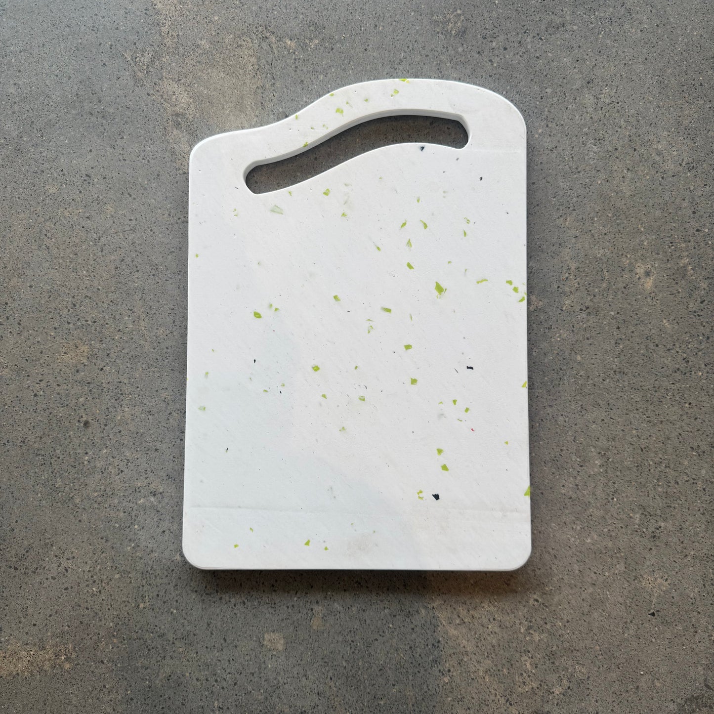 Recycled plastic chopping board