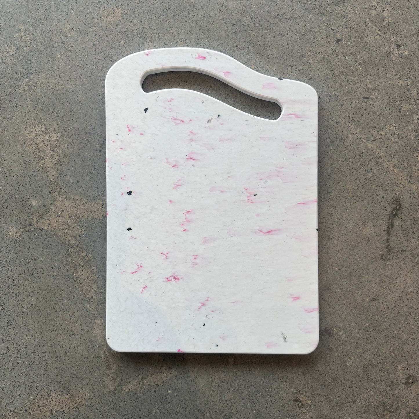 Recycled plastic chopping board
