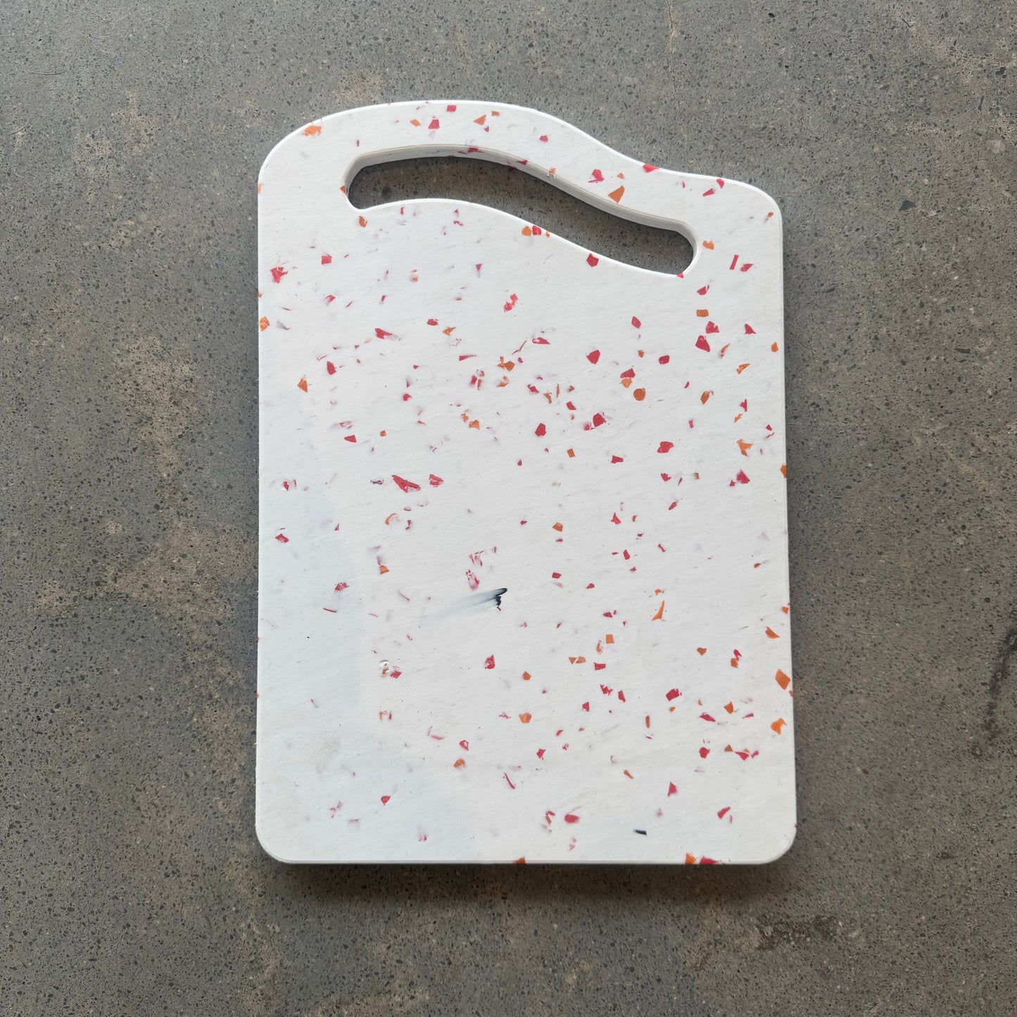Recycled plastic chopping board