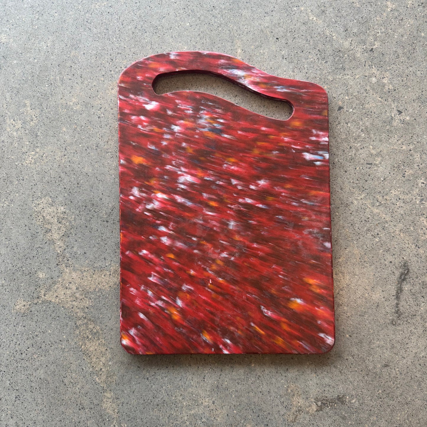 Recycled plastic chopping board