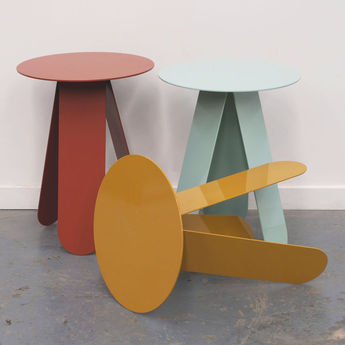 Reggie steel side table