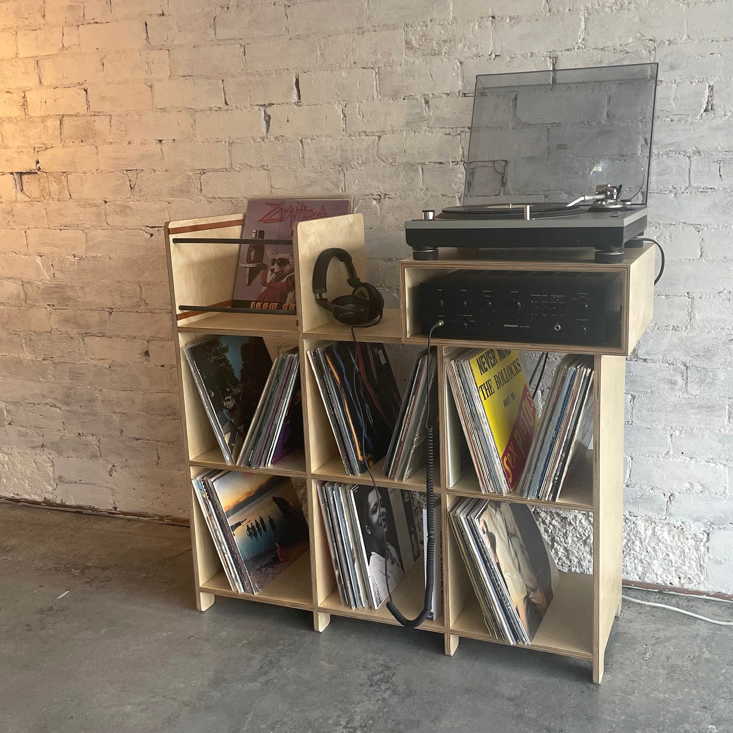 entzun vinyl record console