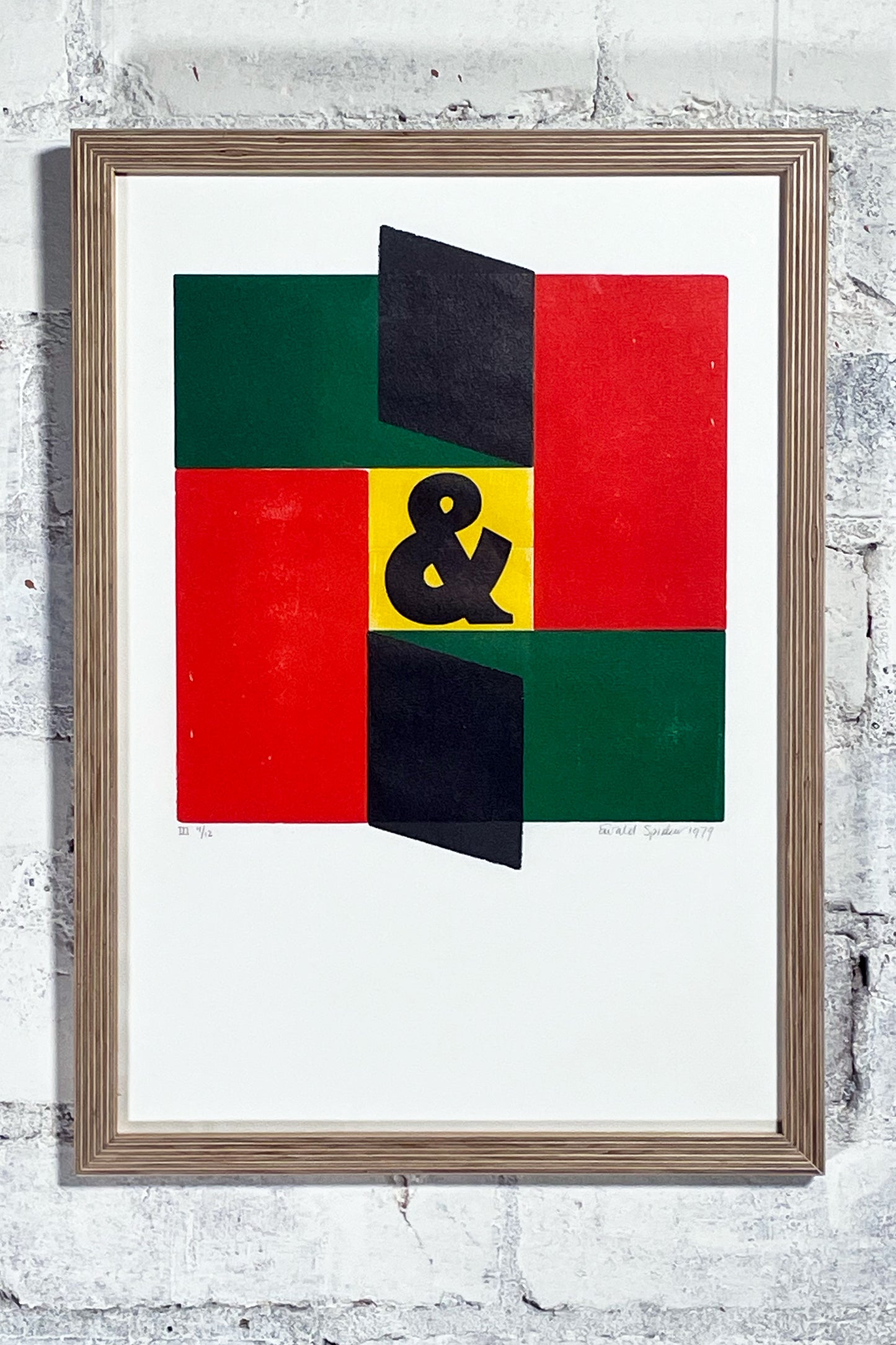 Framed Letterpress Prints by Ewald Spieker