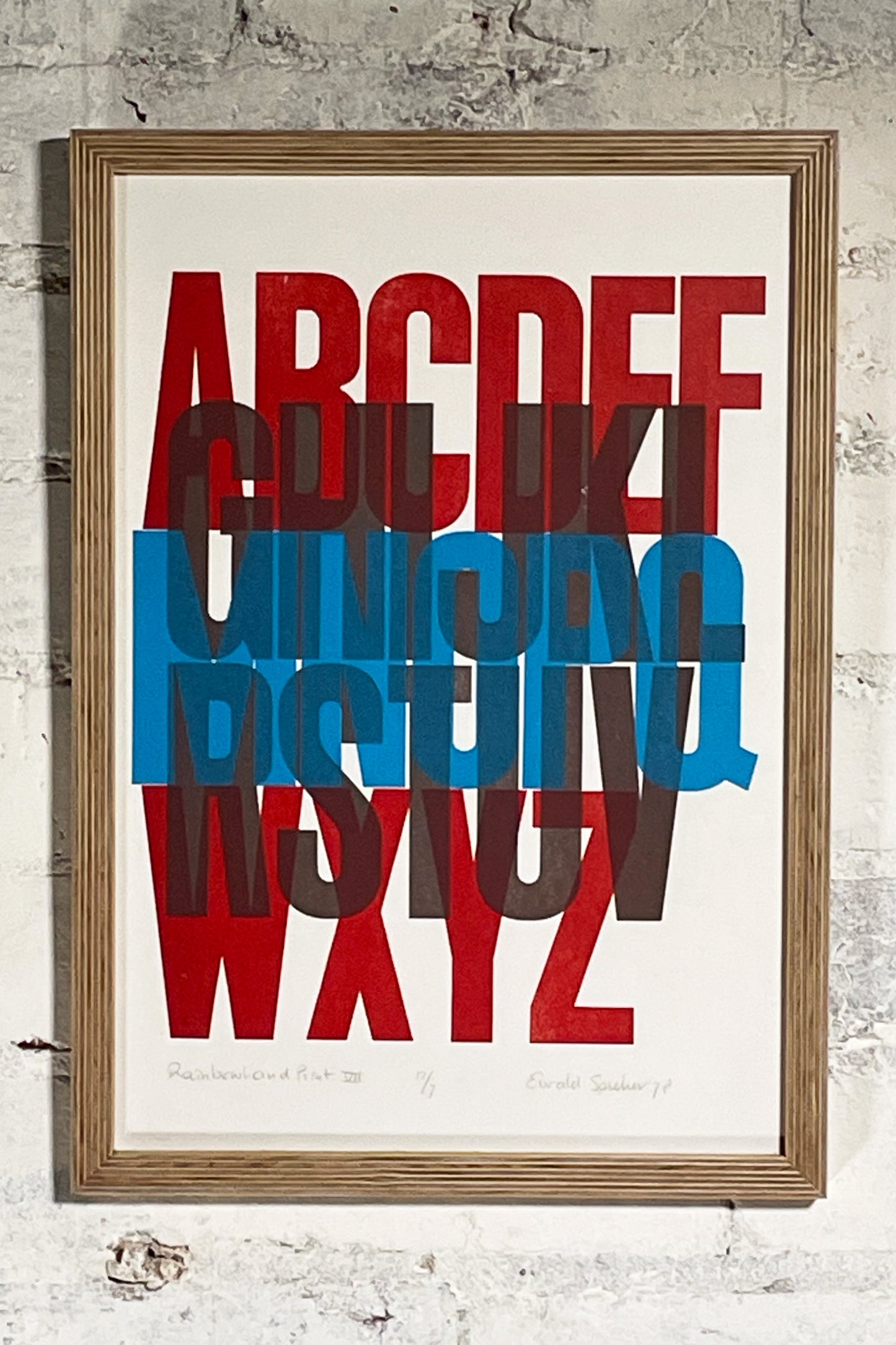 Framed Letterpress Prints by Ewald Spieker