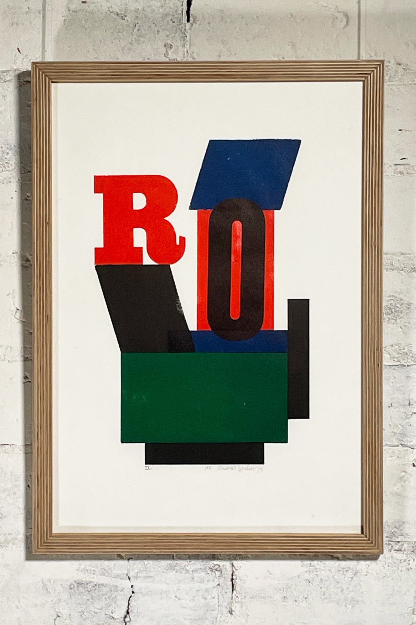 Framed Letterpress Prints by Ewald Spieker