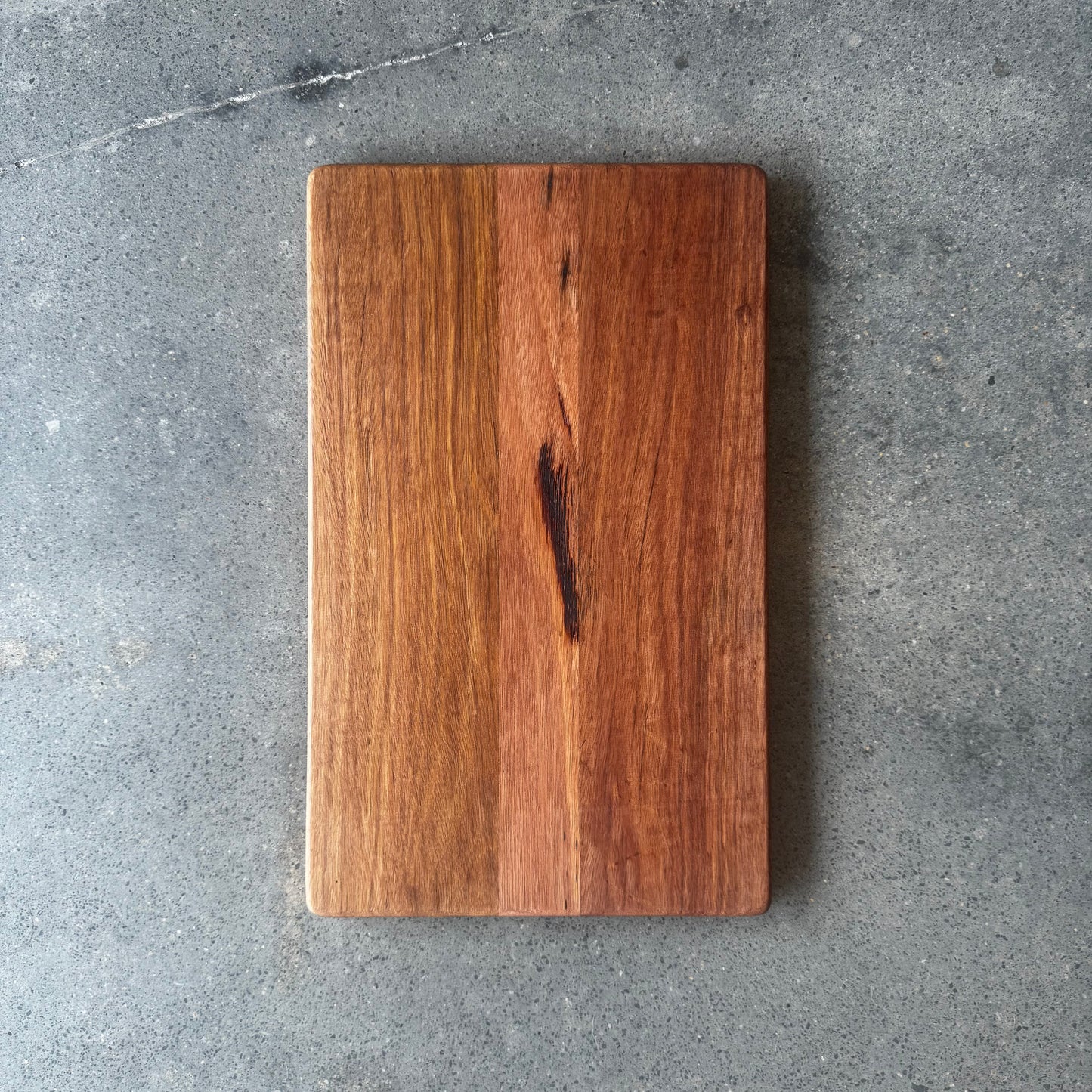 Recycled timber chopping board