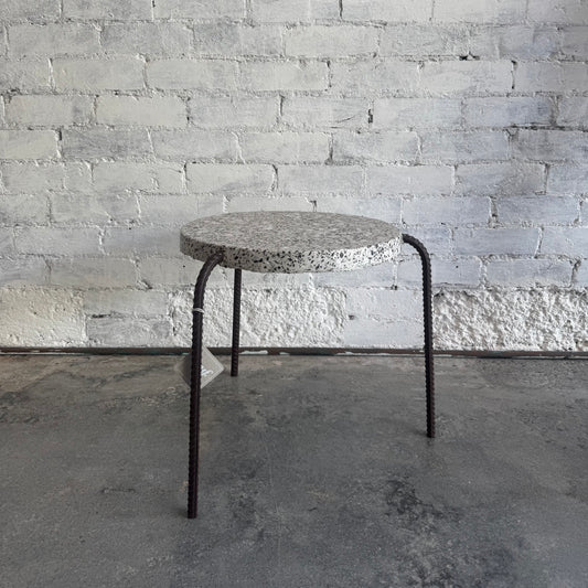 Rustum recycled concrete side table (ex showroom)