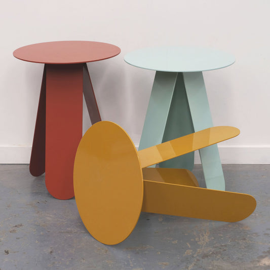 Reggie steel side table